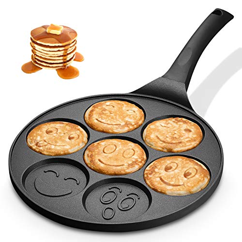 Smiley Face Emoji Nonstick Pancake Pan | TCHG329a