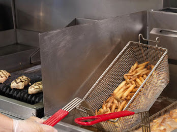 Commercial Fryer Basket With Non-slip Handles for Deep frying for Hotel and Restaurants | TCHG23a