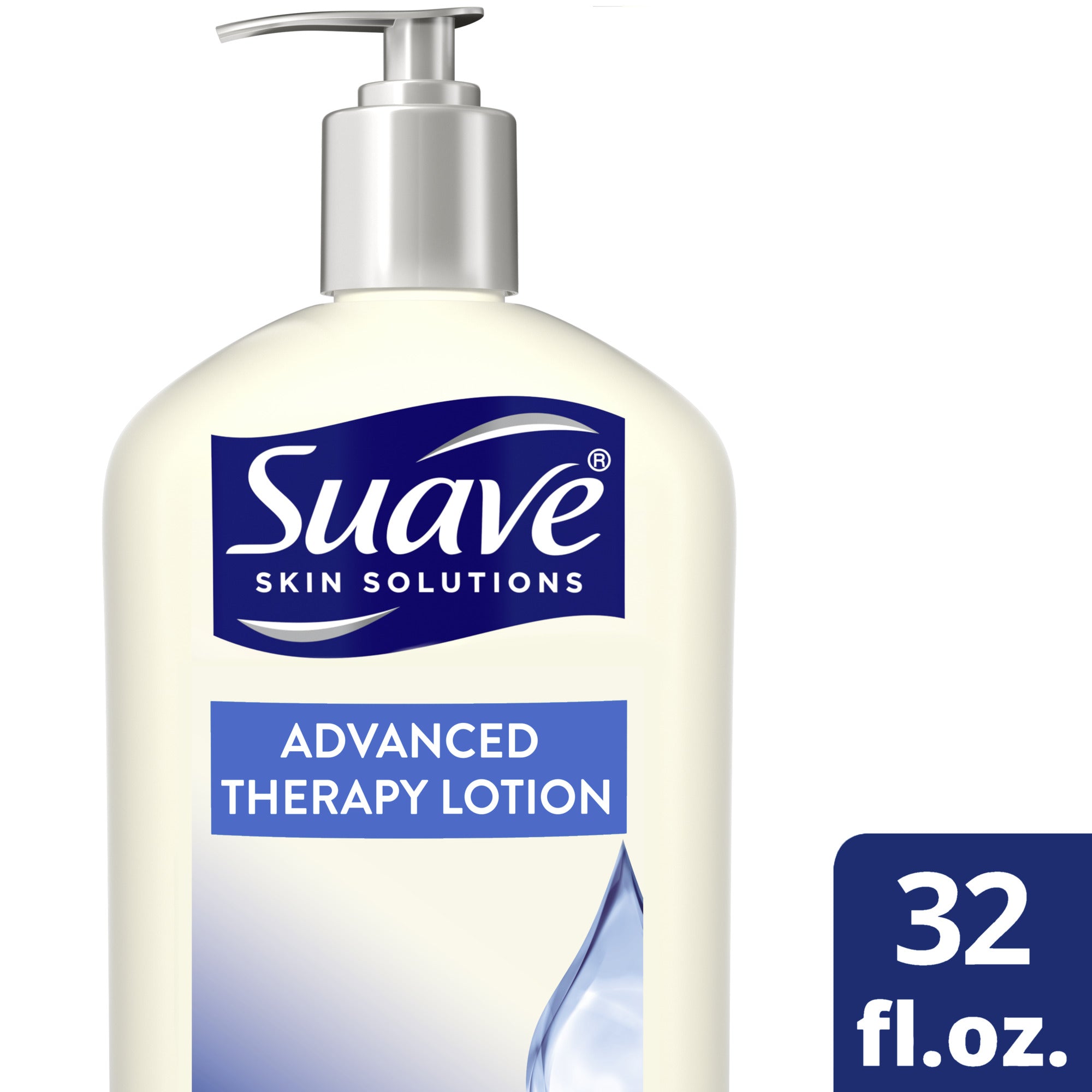 Suave Skin Solutions Moisturizing Body Lotion, Advanced Therapy, Dermatologist Tested for All Skin Types, 32 oz | MTTS211