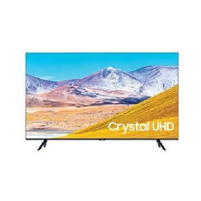 SAMSUNG 55″ Flat TV , Crystal UHD ,Crystal processor 4K, High Dynamic range , Smart TV powered by Tizen, Pur color  | PPLG587a