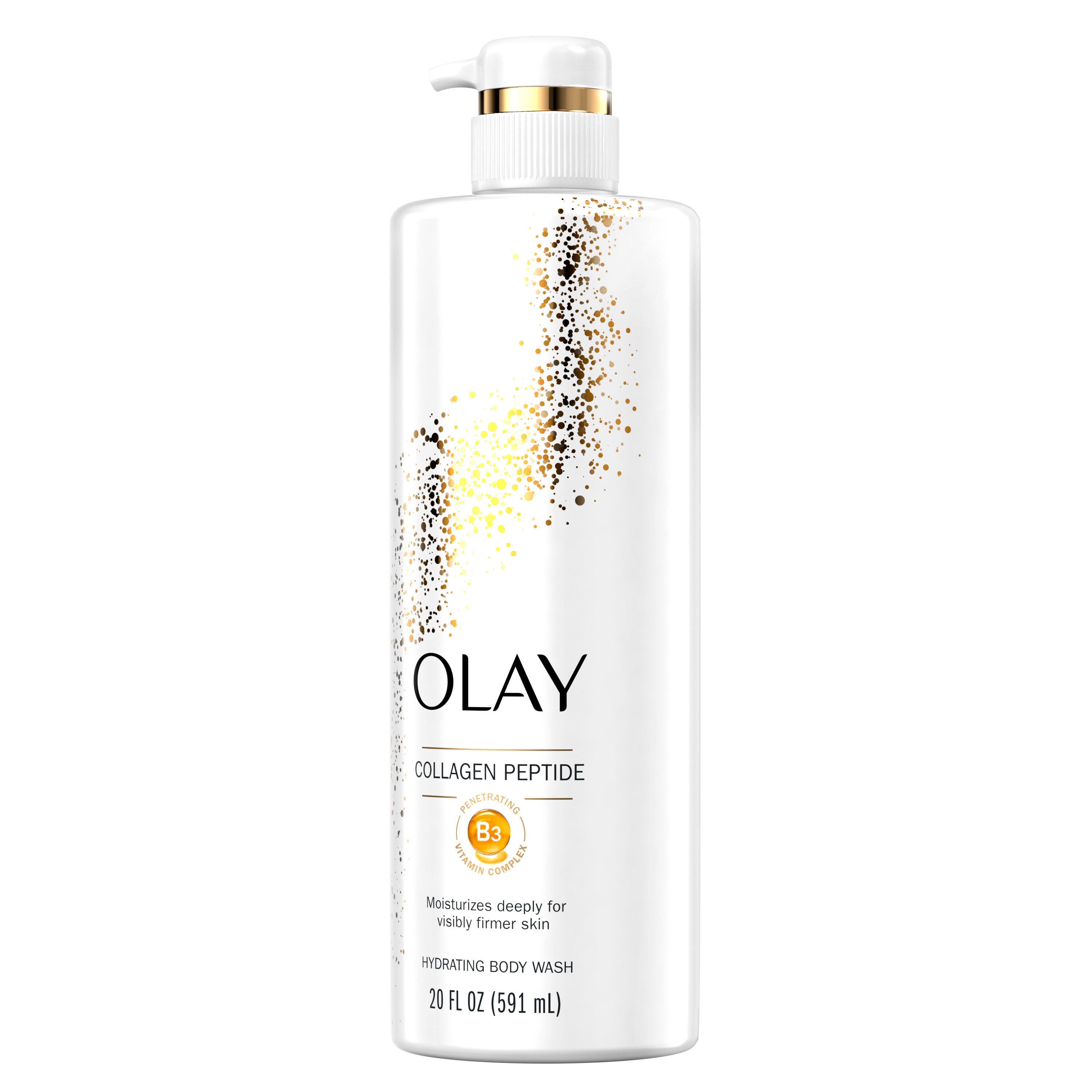 Olay Cleansing & Firming Women's Body Wash with Vitamin B3 and Collagen, All Skin Types, 20 fl oz | MTTS294