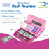 Learning Resources Pretend & Play Cash Register Toy with Calculator, Play Money, 73 Pieces, Pink, Preschool Shopping Set for Kids Boys Girls Ages 3-5+ | MTTS186