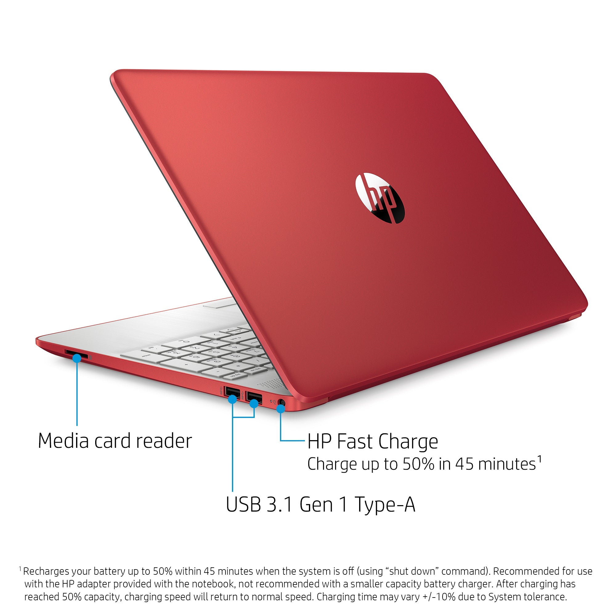HP 15.6" Pentium 4GB/128GB Laptop-Scarlet Red | MTTS17