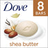 Dove Moisturizing Gentle Women's Beauty Bar Soap All Skin Type Shea Butter & Vanilla, 3.75 oz 8 Bars | MTTS463