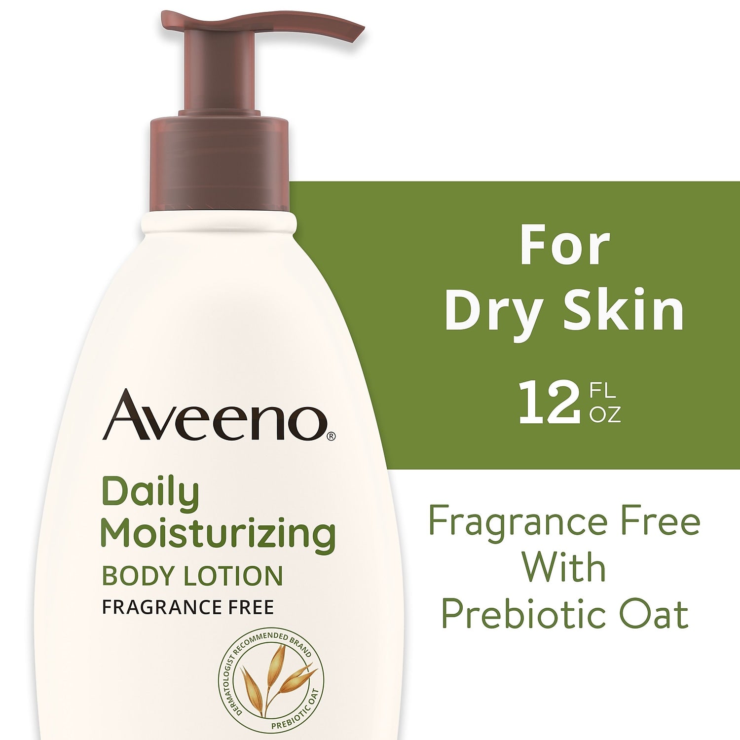 Aveeno Daily Moisturizing Lotion with Oat for Dry Skin, 12 fl. oz | MTTS342