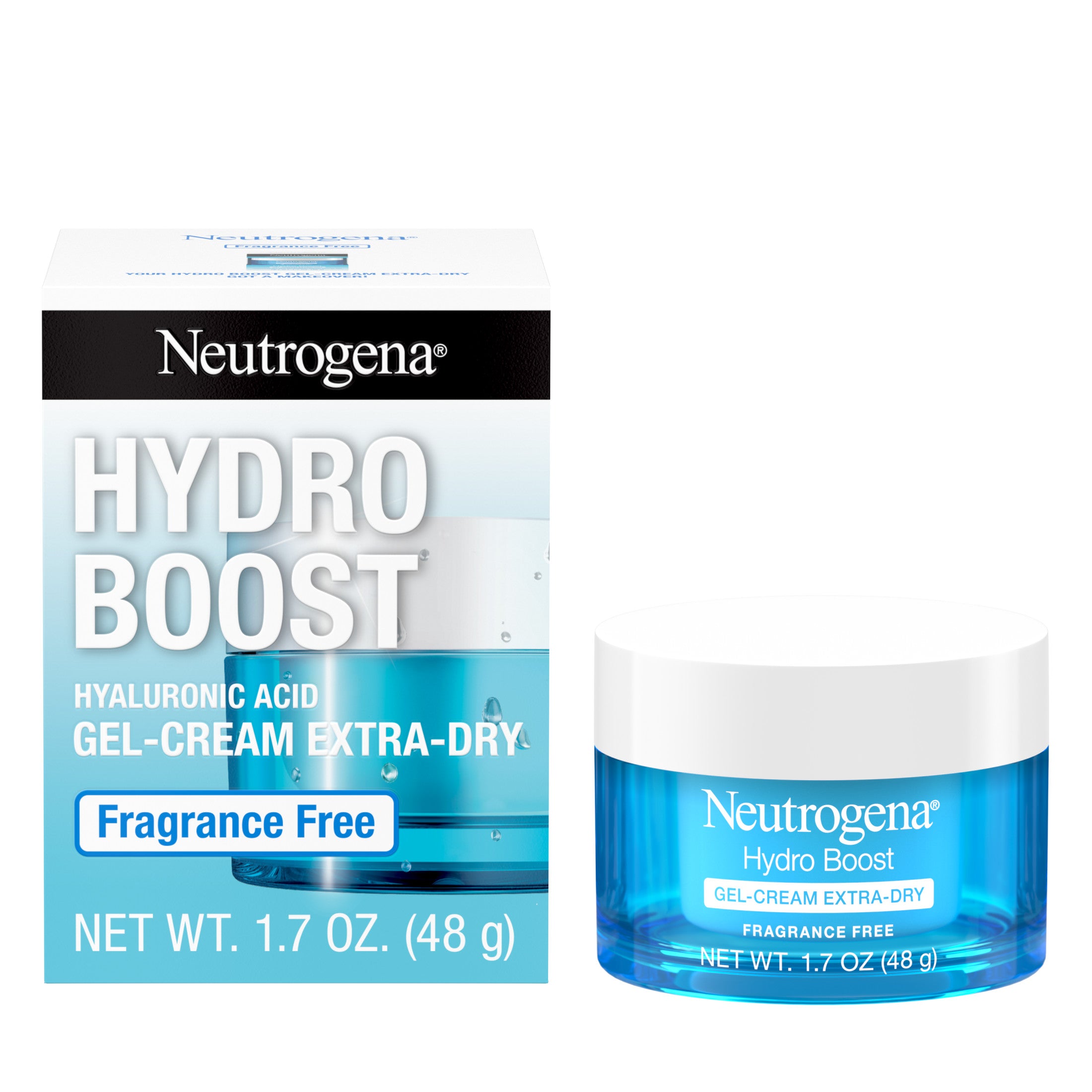 Neutrogena Hydro Boost Face Moisturizer, Extra Dry Skin, Fragrance Free, 1.7 oz | MTTS269