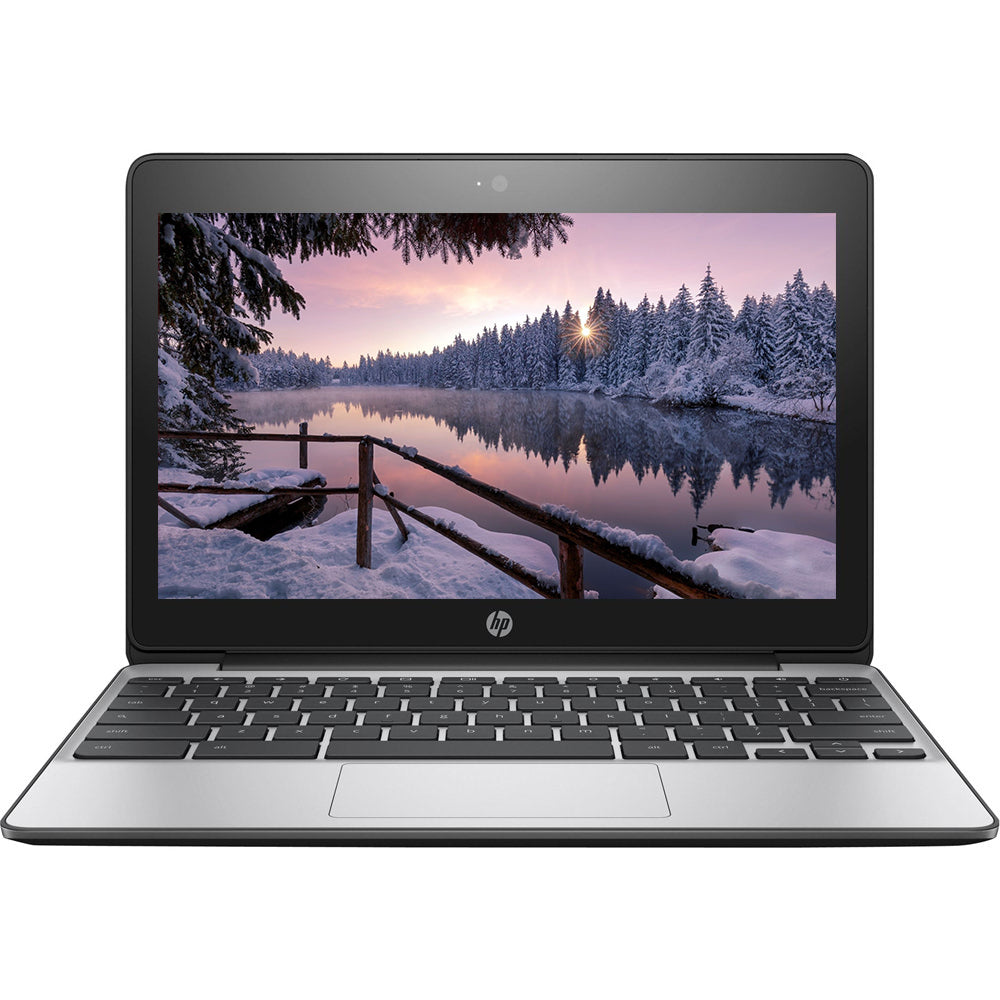 Open Box | HP Chromebook | 11.6-inch | Intel Celeron N3060 | 4GB RAM 16GB | 2022 Newest OS | Bundle: Wireless Mouse, Bluetooth/Wireless Airbuds | MTTS41