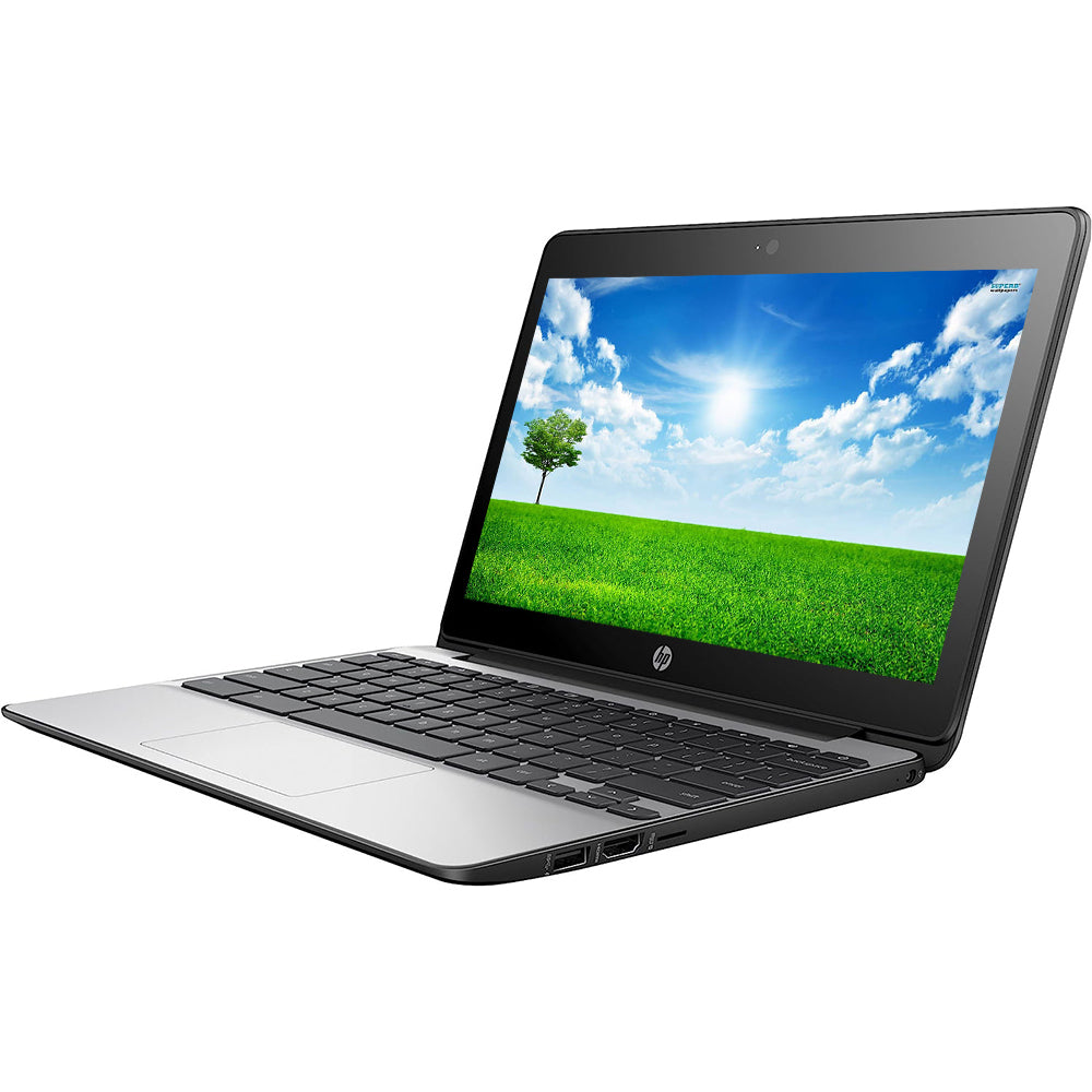 Restored | HP Chromebook | 2023 OS | 11.6-inch | 4GB RAM 16GB | Bundle: Wireless Mouse, Bluetooth/Wireless Airbuds | MTTS46