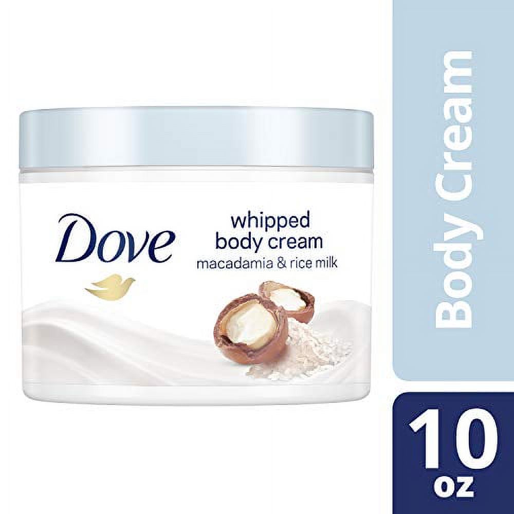 Dove Whipped Body Cream Macadamia and Rice Milk 10 oz | MTTS420