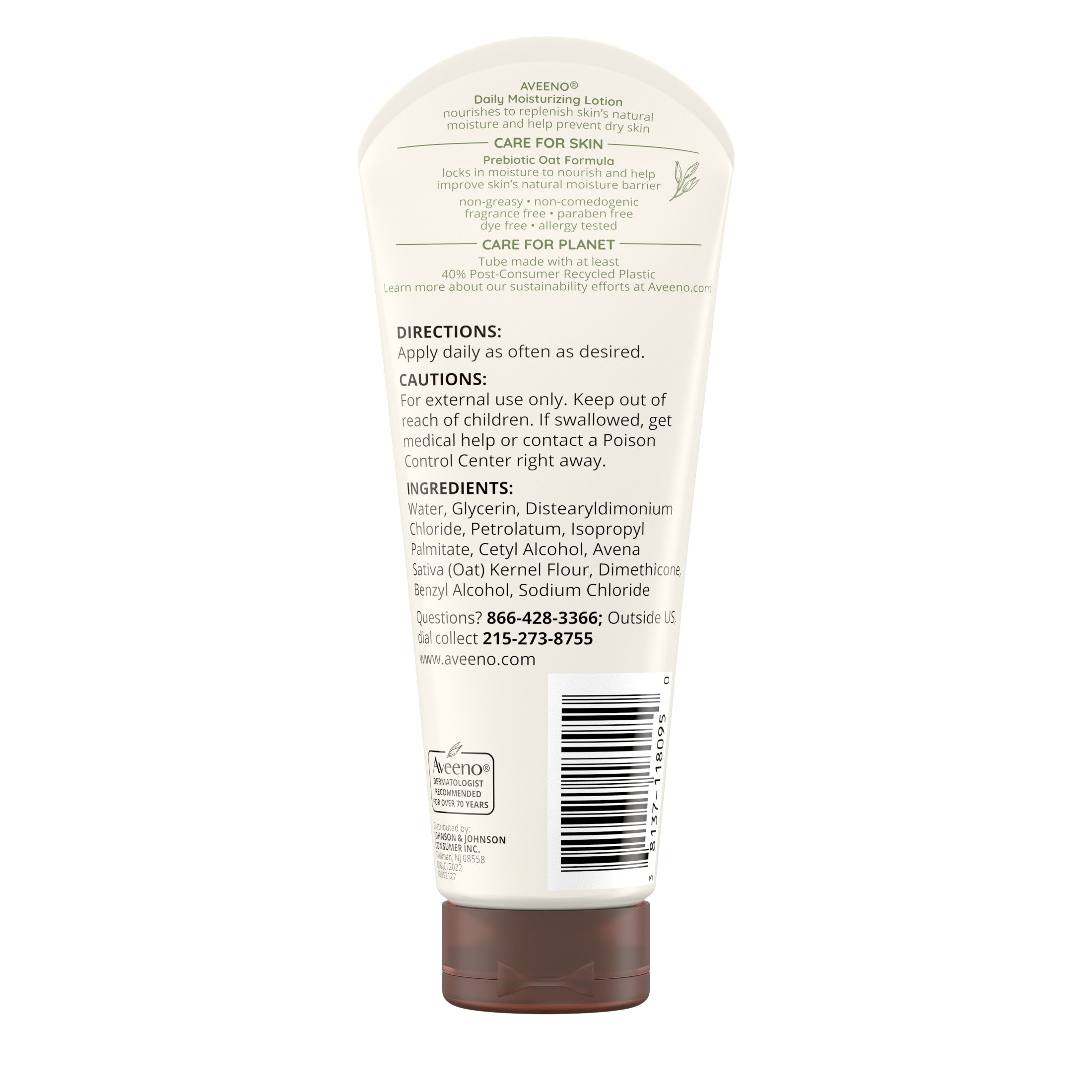 Aveeno Daily Moisturizing Lotion with Oat for Dry Skin, 2.5 fl. oz | MTTS347