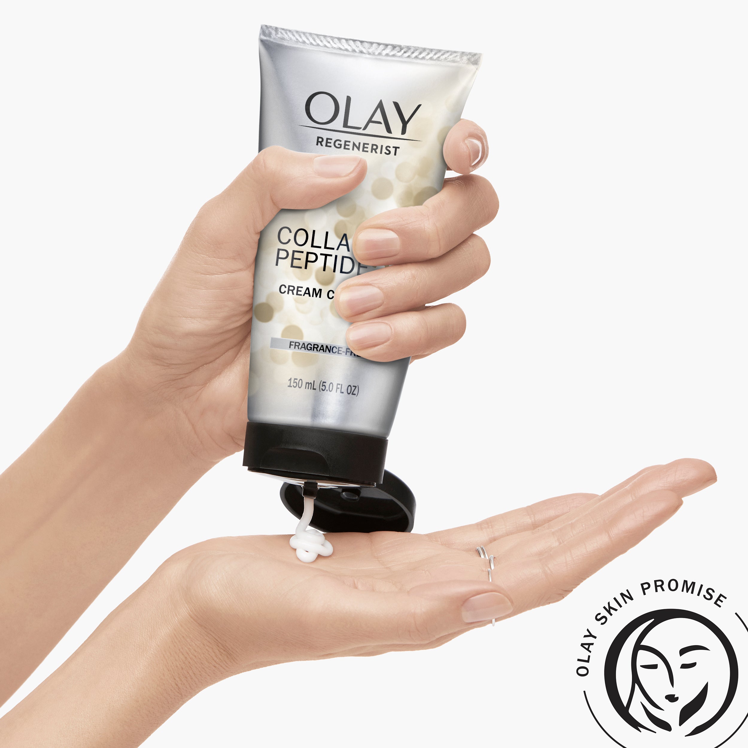 Olay Regenerist Collagen Peptide 24, Face Wash, Fragrance-Free, Soothes Dryness, All Skin, 5.0 fl oz | MTTS325