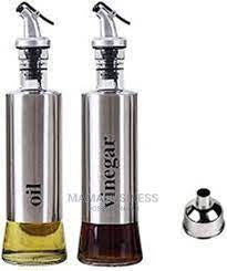 2-Pack Oil and Vinegar Bottle Set for Homes, Hotels, and Rts |estauran TCHG192a