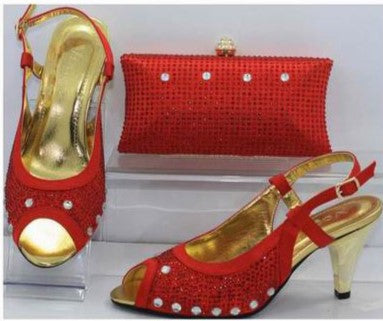 Handbag and Shoe Matching Set | SBK11696 | AFRS397