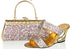 Matching Designer Handbag and Shoe Set | SBK11791B | AFRS490