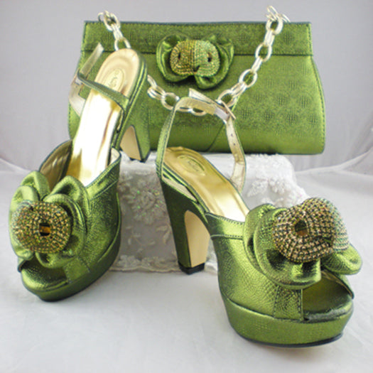 Matching Handbag and Shoe Set | SBB11085A | AFRS491