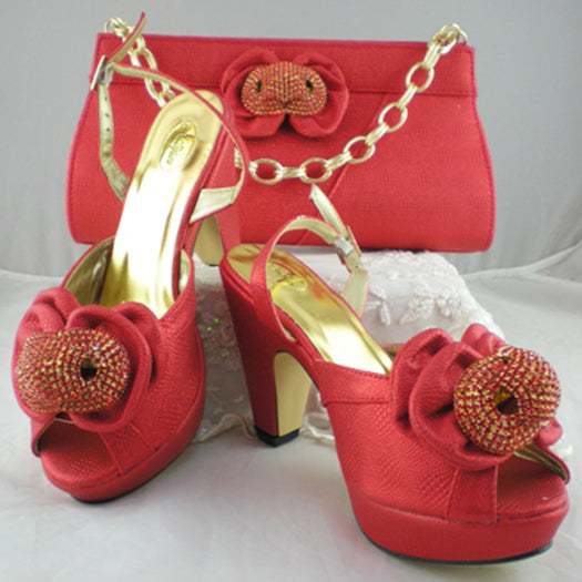 Matching Handbag and Shoe Set | SBB11085C | AFRS492