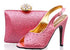 Fashionable Charming Handbag and Shoe Matching Set | SBK11793C | AFRS394