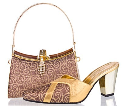 Fantastic Handbag and Shoe Matching Set | SBK118785A | AFRS393