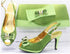 Designer Matching Handbag and Shoe Set | SBK11706B | AFRS386