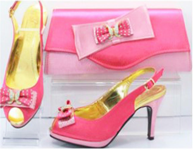 Stylish Designer Matching Handbag and Shoe Set | SBK11706C | AFRS677