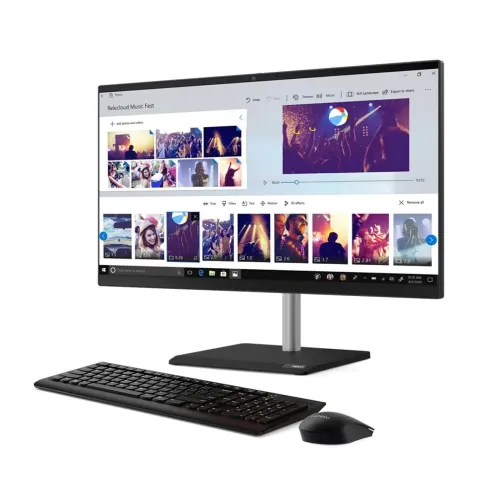 LENOVO V50a-24 ALL IN ONE DESKTOP , INTEL CORE I3, 4GB RAM, 1TB HARDDISK , 24.0 INCHES , FHD NON TOUCH, DOS  | PPLG8a