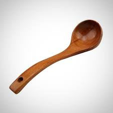 Long Handle Wooden Ladle for Cooking and Serving in homes, Hotels, and Restaurants | TCHG227a
